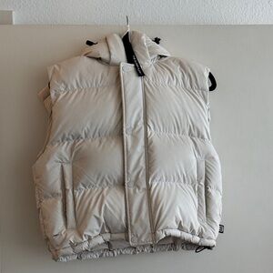 TNA Women's Cream Puffer Vest
